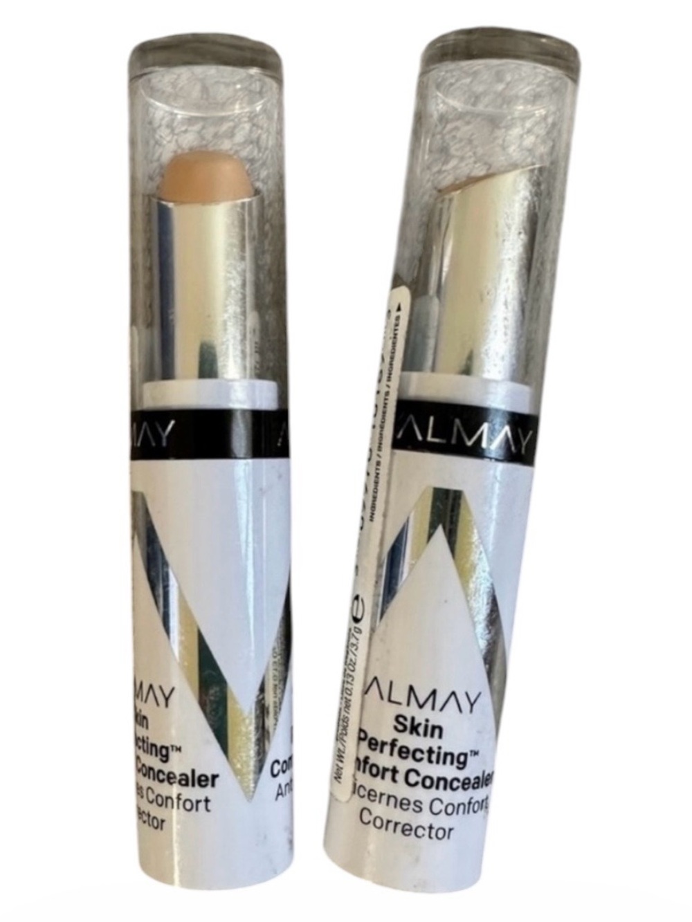 Almay Skin Perfecting Comfort Concealer 2-pack #180 Medium/Tan New